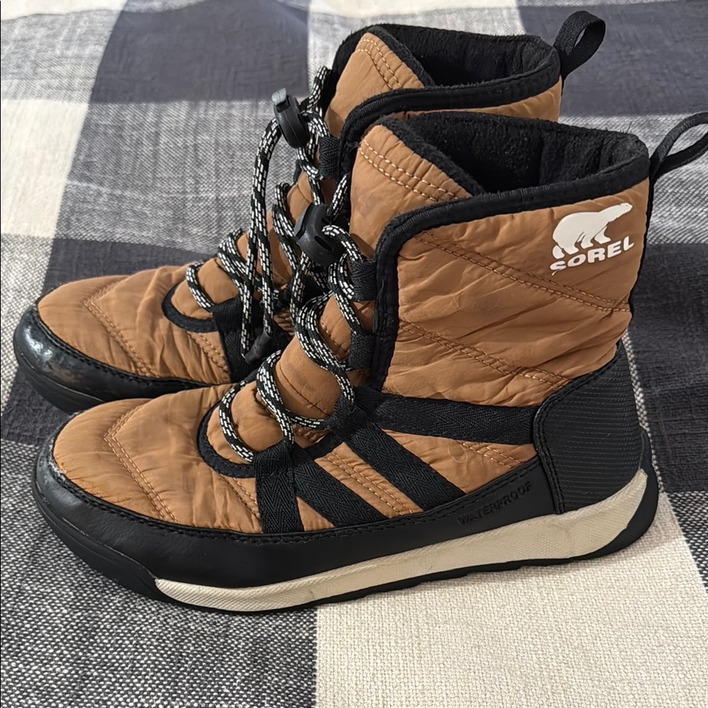 Sorel Kids YOUTH WHITNEY PLUS LACE WATERPROOF SNOW BOOTS
